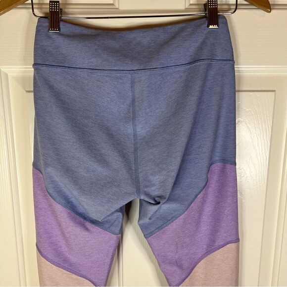 Outdoor Voices 7/8 Springs Compression Fit Leggings in Blue Purple Pink Medium - Picture 3 of 6
